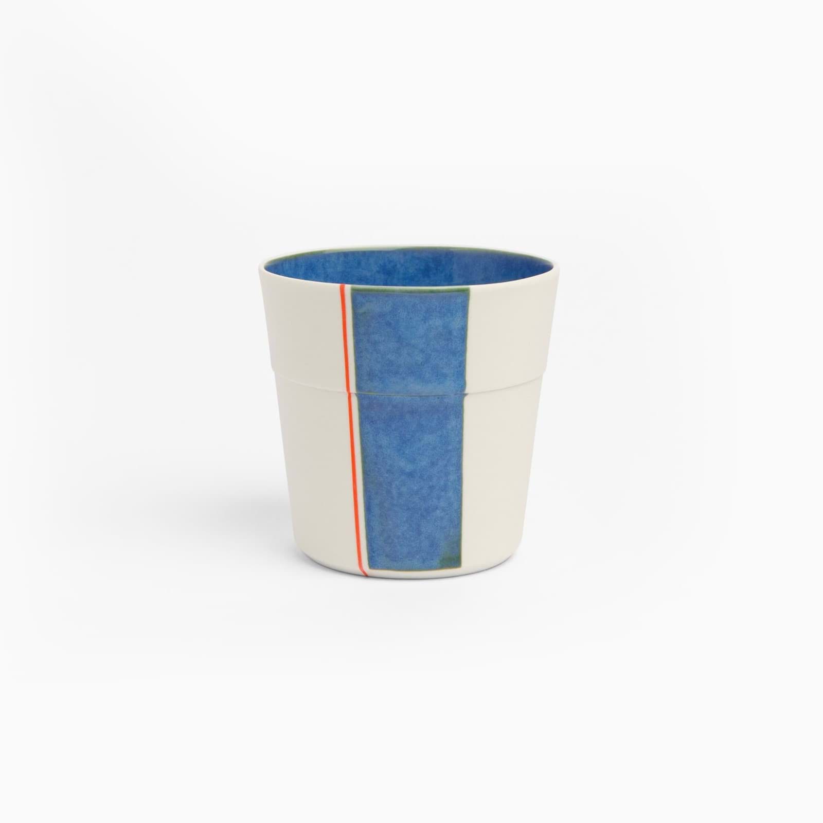 JOY Linie / Indigo-White Porselen Kahve  Bardağı resmi