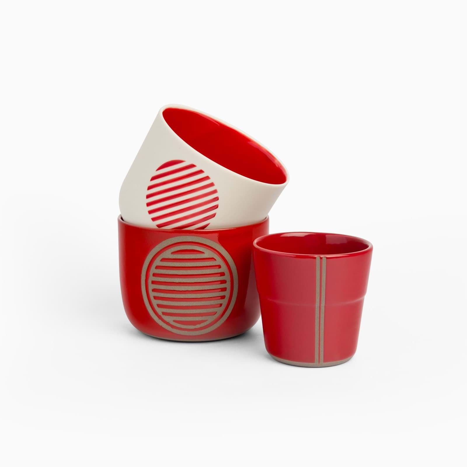 JOY Linie / Scarlet Stoneware Bardak resmi
